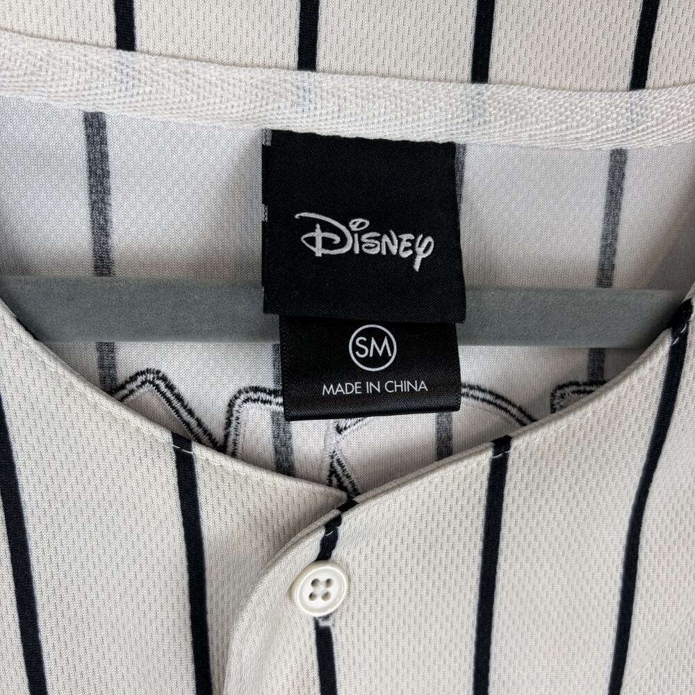 Mickey Mouse #28 Disney BoxLunch Exclusive Baseball Jersey Unisex Mens SM Stripe - Picture 4 of 11